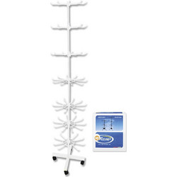 ΣΤΑΝΤ ΠΡΟΒΟΛΗΣ ΜΕΤΑΛΛΙΚΟ ΜΕ ΡΟΔΑΚΙΑ 160x40cm Justnote 3970