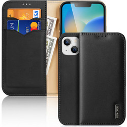 Dux Ducis Hivo Leather Wallet Black (iPhone 14 Plus)