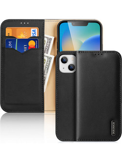 Dux Ducis Hivo Leather Wallet Black (iPhone 14 Plus)