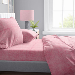 Dimcol Σετ Σεντόνια Μονά Βαμβακερά 160x240 Shadow 17 Pink