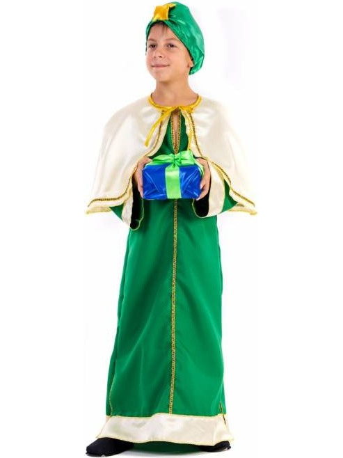 Fun Fashion Στολή Χριστουγέννων Μάγος Πράσινος Παιδική Για Αγόρια