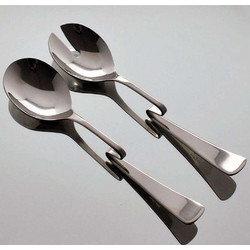 Κουτάλες Σερβιρίσματος Carmil (Σετ 2Τμχ) 00598 22cm Inox Dinox Ανοξείδωτο Ατσάλι