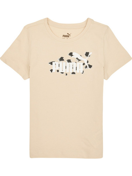Puma Παιδικό T-Shirt Κοντομάνικο Μπεζ 673516-88