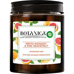 Airwick Botanica Κερί Μέντα Μαρόκου & Pink Grapefruit 205gr