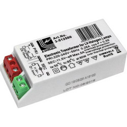 Μετασχηματιστής ηλεκτρονικός SUPER MINI 230V-12VAC από 10W έως 60W - 3-512500