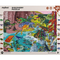 Παιδικό Puzzle Mideer Discovery Δεινόσαυροι 60 Κομμάτια