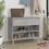 vidaXL Παπουτσοθήκη Ξύλινη Γκρι Μ70xΠ36xΥ60cm 819760