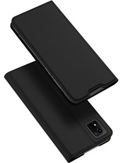 Dux Ducis Skin Pro Δερμάτινη Θήκη Βάση Στήριξης Vivo Y01/Y15s/Y15a - Μαύρο
