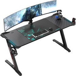 Eureka Gaming Γραφείο Ξύλινο 153x60.5x78.5cm ERK-Z60-B-2-V1