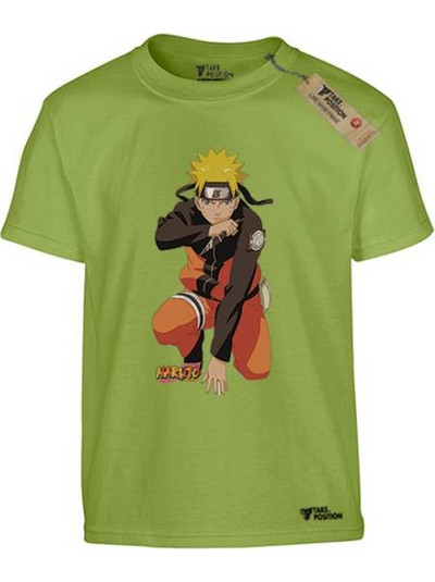 Takeposition Anime Naruto Παιδικό T-Shirt Κοντομάνικο Lime 806-1327-13