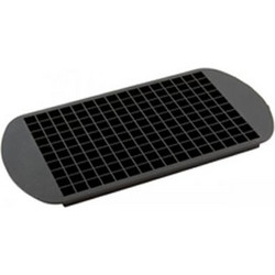 Παγοθήκη κύβος από σιλικόνη 160 θέσεων, 23x12.5x1 cm Μαύρο - Aria Trade