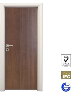 Εσωτερική πόρτα Laminate διχρωμία Bianco 3D/Καρυδιά