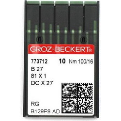 Groz-Beckert Βελόνες Ραπτομηχανής Επαγγελματικές για Κοπτοράπτη Groz Beckert Β27