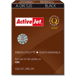 Activejet Συμβατή Μελανοταινία OKI A-OKI520 9002315 Black