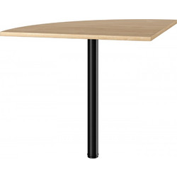 Faro σύνδεσμος γραφείων 80x80x74ek. Blond Oak / Μαύρο - Epiploworld