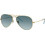 Ray-Ban RB3025 001/3M Γυαλιά Ηλίου Aviator Μεταλλικά Χρυσά με Μπλε Degradee Φακό