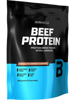Biotech USA Beef Chocolate Coconut Πρωτεΐνη Γράμμωσης Χωρίς Λακτόζη & Γλουτένη 500gr