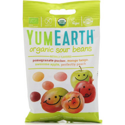 Yumearth Organic Sour Beans (50g) - Βιολογικά Κουφετάκια Φρούτων