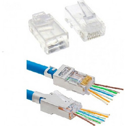 jager RJ45 8P8C CAT6 ΑΝΟΙΧΤΟΥ ΤΥΠΟΥ 100τμχ (TA-1003/6e-OPEN)