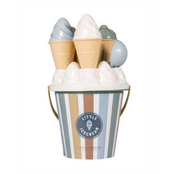 Little Dutch Ice Cream Vintage Stripes Σετ Κουβαδάκι Παραλίας