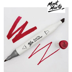 Mont Marte Art Marker Dual Tip R3 Cherry Pink No 5 - Μαρκαδόρος Ζωγραφικής No 5 Μπορντώ MGRD0010_01