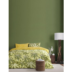 Kocoon Σετ Σεντόνια Μονά Βαμβακερά 160x270 Raellia Green