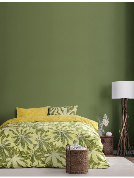 Kocoon Σετ Σεντόνια Μονά Βαμβακερά 160x270 Raellia Green