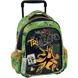 Graffiti Harry Potter The Triwizard Tournament Σχολική Τσάντα Τρόλεϊ Δημοτικού Πράσινη 234261