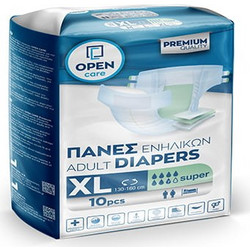 Open Care Premium Super Slip Non-Woven XLarge 10τμχ