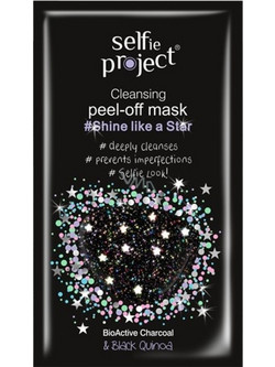 Selfie Project Shine Like a Star Κρεμώδης Μάσκα Προσώπου για Λάμψη με Άνθρακα 12ml