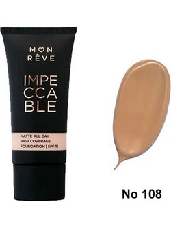Mon Reve Impeccable Matte All Day 108 Liquid Foundation 30ml