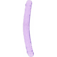 Shots RealRock Crystal Jelly 34cm Purple