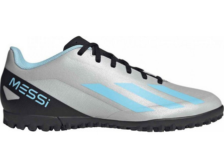 Adidas X Crazyfast Messi IE4069 Ποδοσφαιρικά Παπούτσια με Σχάρα Μπλε Γκρι