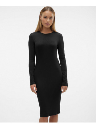 Vero Moda Φόρεμα Ριπ Μαύρο 10293828