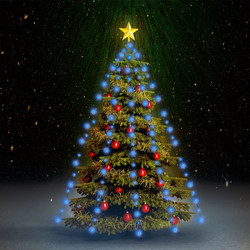 Χριστουγεννιάτικα Λαμπάκια Χταπόδι 180 LED Μπλε 180 εκ