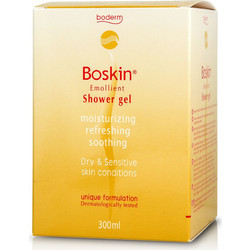Boderm Boskin Emollient Αφρόλουτρο σε Gel για Ξηρό Δέρμα 300ml
