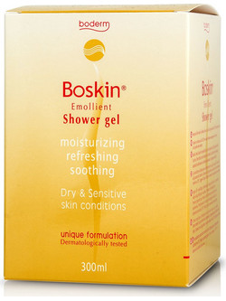 Boderm Boskin Emollient Αφρόλουτρο σε Gel για Ξηρό Δέρμα 300ml
