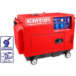 Emtop EDGRS511 Αθόρυβη Γεννήτρια Πετρελαίου Μονοφασική 5KVA