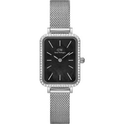 Daniel Wellington Quadro Γυναικείο Ρολόι με Ασημί Μεταλλικό Μπρασελέ DW00100667