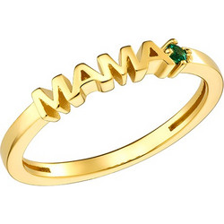 Δαχτυλίδι mama με σμαράγδι 23127Y-1