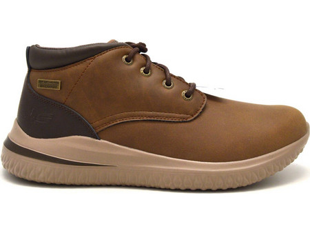 Skechers Ανδρικά Μποτάκια Δερμάτινα Ταμπά 210662-ACDB