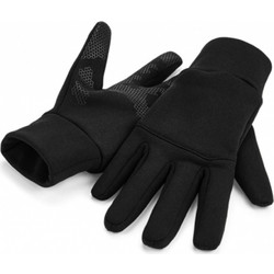 Γάντια Softshell Ελαφριά Μαύρο