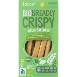 Βιολογικά Κριτσίνια με Πέστο Βασιλικού o Joice Foods o 120γρ