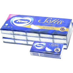 ZEWA SOFTIS ORIGINAL ΧΑΡΤΟΜΑΝΤΗΛΑ 4 φύλλων (Συσκευασία 15τεμ)