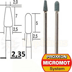 PROXXON 28270 μυτες τροχισματος σιλικονουχου καρβιδιου 2 τεμ