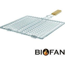 Biofan Διπλή Σχάρα Ψησίματος Χρωμίου 27.5cm 10043