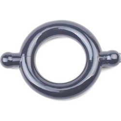 Fully Stretchable Cock Ring 2.2cm Ελαστικό Δαχτυλίδι Πέους Σιλικόνης 2.2cm Μαύρο