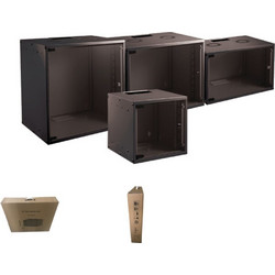EFB Elektronik WGB-1909TS.45 Επιτοίχια Καμπίνα Rack 9U 450mm Μαύρο