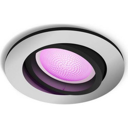 Χωνευτό Σποτ Philips Hue Centura White and Color Ambiance GU10 Aluminium 929003047401