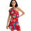 Desigual Mini Καλοκαιρινό Καθημερινό Φόρεμα Κόκκινο 23SWVW83-3090